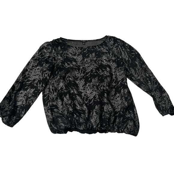 Ann Taylor Factory - Womens Sheer Longsleeve Built-in Tank Sz. MP - Picture 5 of 11